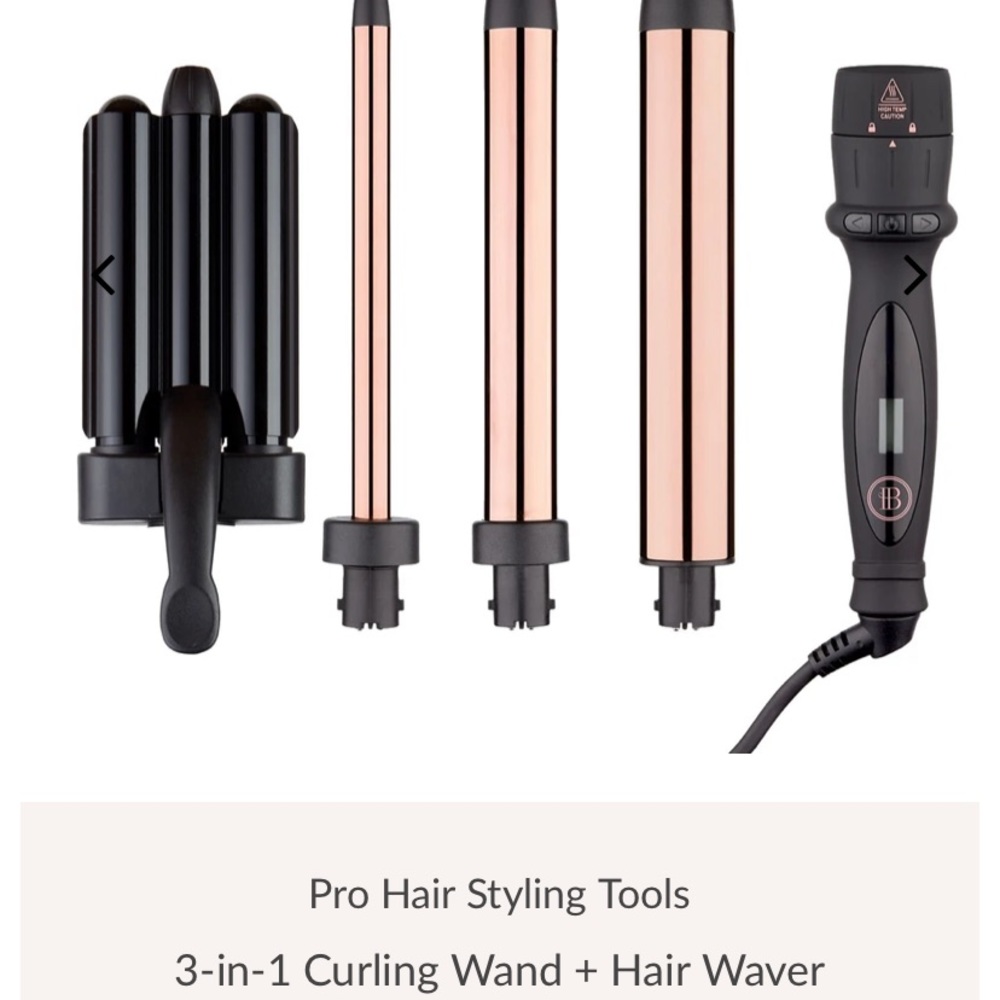 3 in 1 curling wand + hair waver. Only used once